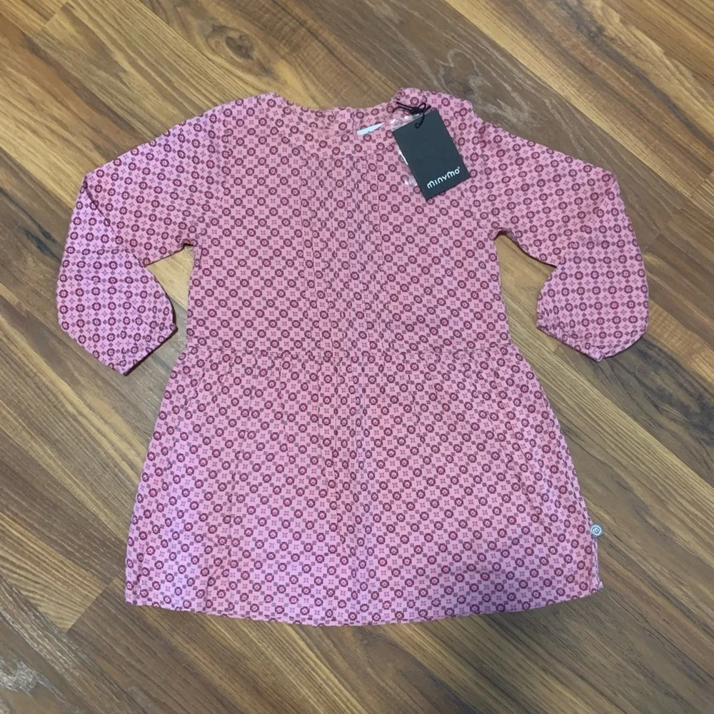 New toddler girls lined dress size 3 Minymo - Picture 1 of 2